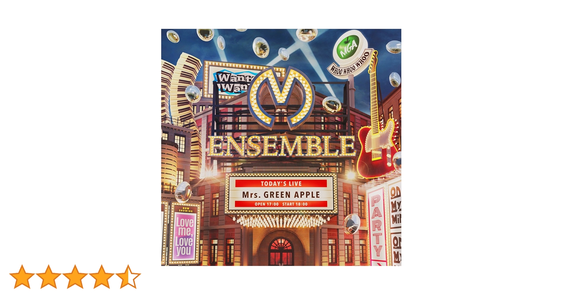 (帯あり)Mrs. GREEN APPLE ENSEMBLE 初回 Amazon.co.jp: ENSEMBLE (初回限定盤)(DVD付): ミュージック